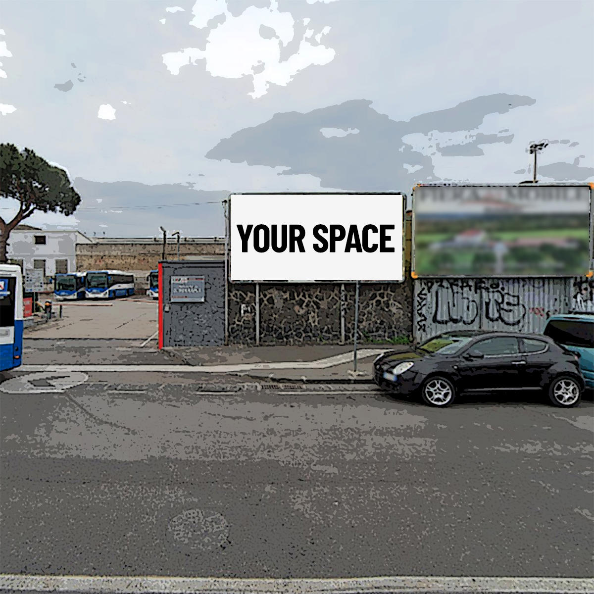 SPAZIO PUBBLICITARIO 600 x 300 (NAPOLI) Dal 12/10/2026 al 01/11/2026 21 giorni